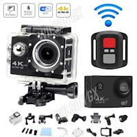 Camara Tipo Go Pro 4K 16 MP Full Hd Deportiva + Control wifi Acuatica